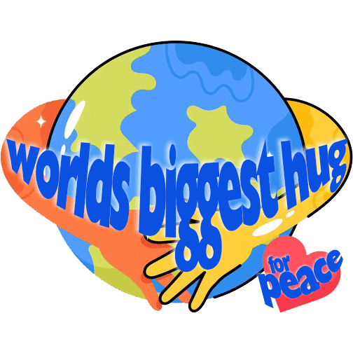 World's Biggest Hug for Peace Logo